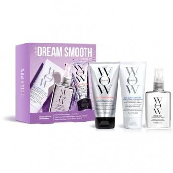 Kit de Viaje Color WOW Dream Smooth - Spray Sobrenatural, Champú y Acondicionador 3 piezas