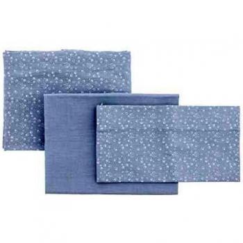 Conjunto de Sábanas para Cuna Be Ocean, 3 Piezas, Gris, 100x165 cm