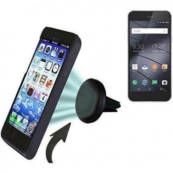 Soporte Magnético de Ventilación para Coche Compatible con Gigaset ME Pure - Sujeción Universal para Teléfono Móvil/GPS