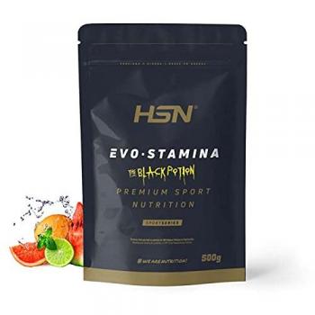 Pre Entreno Sin Cafeína Evostamina 500g - Sabor Ponche de Frutas | Creatina Creapure + Bicarbonatos + Beta-Alanina + L-Citrulina + Nitratos