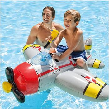 Aereoplano Hinchable para Piscina con Pistola de Agua - 2 Colores