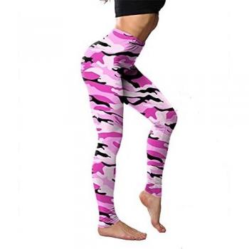 TOFOX Leggings para Mujer Pantalones Largos de Yoga Medias para Correr en la Cintura Pantalones Deportivos