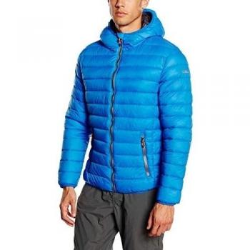 CMP Chaqueta hombre en Tacto pluma con capucha, Modelo 2016 - China Azul, 48
