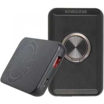 Power Bank Inalámbrico Rivacase 5000 mAh MagSafe 15W con Carga Rápida QC/PD