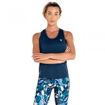 Dare2b Women's Modernize II Lightweight Wicking Running Vest - Moonlight Denim, Size 18