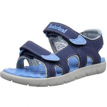 Timberland Perkins Row 2-Strap, sandale junior Descubierta Unisex niños, Azul