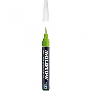 Rotulador Acuarelable Molotow Aqua Pump Softliner 1mm Verde Amarillo