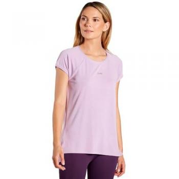 Camiseta Ditchil Delicate Modal Morado Supercómoda T-Shirt TS6020-532, tipo: camiseta de mujer, características: manga corta, material modal transpirable, color orquídea/lila, ideal para deporte