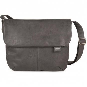 Zwei - Cartera para hombre  marrón gris