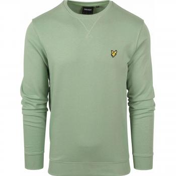 Lyle & Scott Men's Comfortable Functional Green Crew Neck Sweatshirt