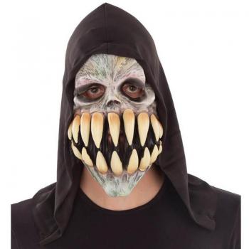 Máscara de Calavera con Dientes Gigantes para adultos