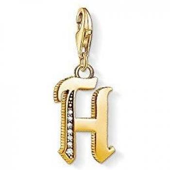 Thomas Sabo 18K Gold-Plated Silver Letter H Charm