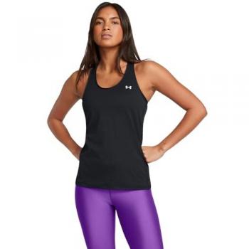 Under Armour Women's Tech Mesh Racer Sleeveless T-shirt Black XL