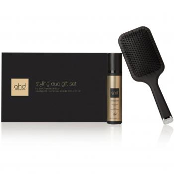 GHD Styling Duo - Set Regalo (Incluye plancha de pelo GHD Gold y secador GHD Helios, tecnología avanzada para un peinado suave y brillante, diseño ergonómico, calentamiento rápido en 25 segundos, temperatura