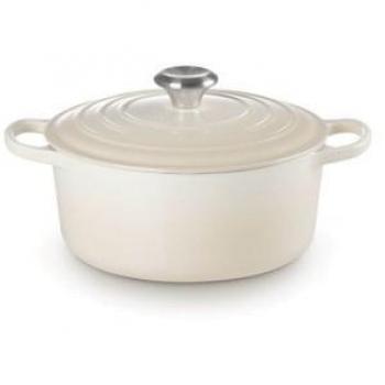Le Creuset Signature Meringue Cast Iron 22cm Round Casserole
