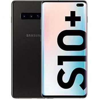 Samsung Galaxy S10+, Smartphone de 6.4 QHD+ Curved Dynamic Amoled, 16 Mp, Exynos 9820, Wireless & Fast & Reverse Charging, Android, 128 GB, Negro Cerámico