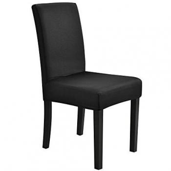 Funda elástica para silla negra - adaptable a diferentes tamaños