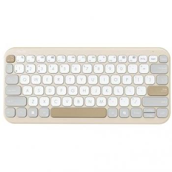 Teclado ASUS KW100 Beige QWERTZ Bluetooth para Notebook
