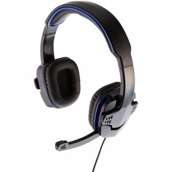 AmazonBasics - Auriculares para videojuegos, para Xbox One y PS4, Azul