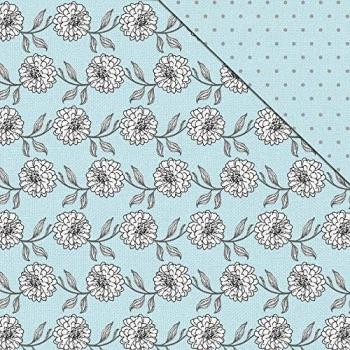 Tranquility Double-Sided Cardstock 12X12-Misty Floral
