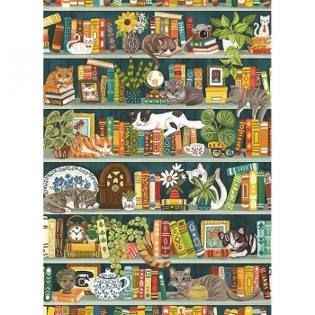 The Purrfect Bookshelf 1000-Piece Jigsaw Puzzle