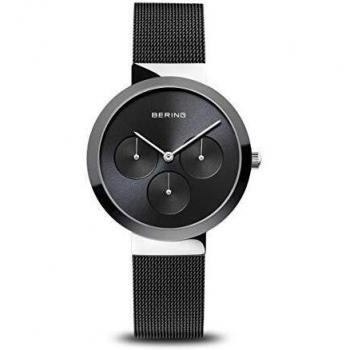 BERING Womens Analogue Quartz Ceramic Collection Watch with Stainless Steel Strap & Sapphire Crystal 35036-102