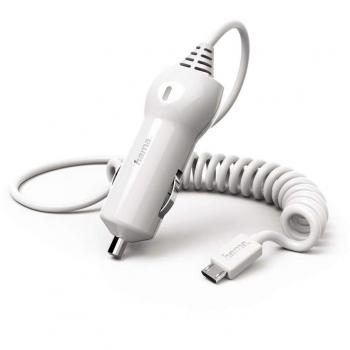 Cargador de coche Micro-USB 2.4 A Blanco