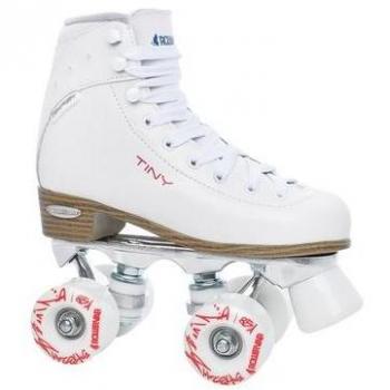 TEMPISH QUAD TINY PLUS - Patines de 4 ruedas, diseño compacto y ligero, adecuado para principiantes y niños, con estructura resistente, ruedas de poliuretano para una mejor adherencia y suavidad en el deslizamiento,