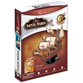 CubicFun- Puzzle 3D Carabela Santa Maria