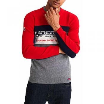 Superdry Jersey Mega Logo Gris Hombre XXL Gris