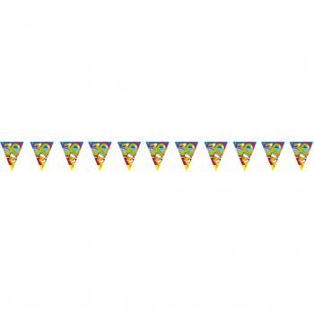 Folat-27430 30 cumpleaños XS Bunting Garland Remolinos-10 m, Multicolor