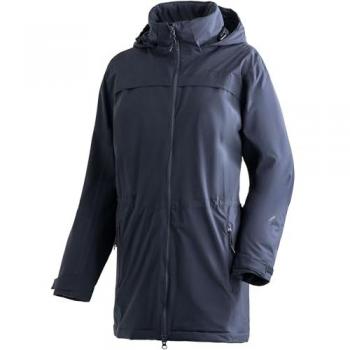 Maier Sports Women's Metor Waterproof Outdoor Coat with 4 Spacious Pockets, Dark Blue