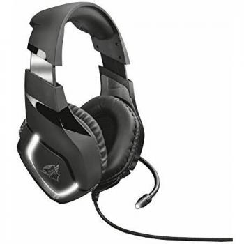Trust Gaming GXT 380 Doxx - Auriculares Gaming con iluminación, Negro