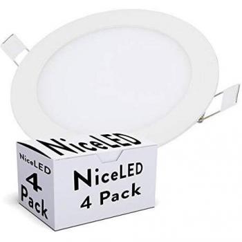 Greenice | Pack 4 Placa de LEDs 170Mm 12W 860Lm 30.000H | Blanco Frío