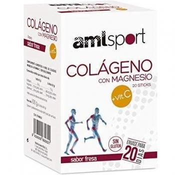 AMLsport - Colágeno con magnesio + VIT C – 20 sticks
