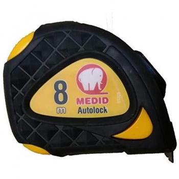 Medid MD/99308 Flexómetro antichoque con auto-freno, 8 m x 25 mm