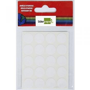 Liderpapel Arandelas Autoadhesivas Blancas Sobre De 5 H