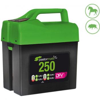 Pastormatic 250 9V - 12V Pastor Eléctrico para Cercas de Hasta 4km