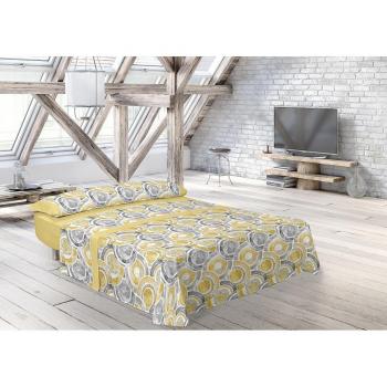 Juego de Sábanas Pierre Cardin Abdon Mostaza Cama de 135