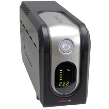 UPS DesignSecure 525VA/315W - Fuente de Alimentación Ininterrumpida con Conectores C13 y C14, 6 Minutos de Autonomía