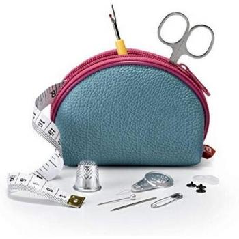 Prym 651200 - Juego de costura para caja de viaje, color azul y rosa