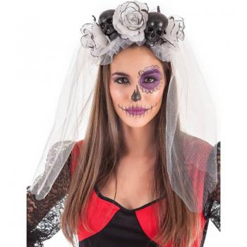 Corona y Velo de Catrina