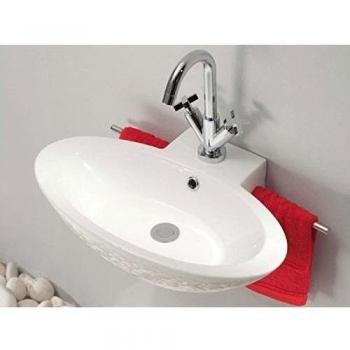 Bathco - Lavabo Bathco Suspendido Oval Tt2 600X400X125