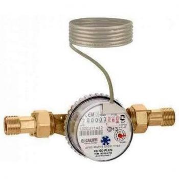 Contador Volumétrico de Agua Fría Caleffi 7942 con Salida de Impulsos 1/2 (Máx. 30 °C)