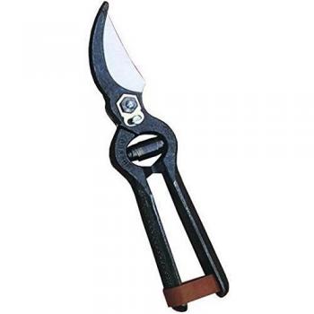 Tijeras de podar acero 21 cm Due Buoi, forjadas y brunitas, modelo 125/S
