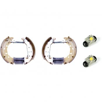 Kit de frenos de tambor Brembo K 24 062 para Ford y Mazda, incluye zapatas y es fácil de instalar