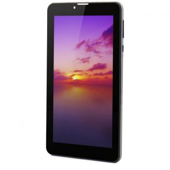 Tableta Android 7 pulgadas con ranuras para tarjetas Sim 1GB RAM 8GB ROM MTK8321 Cortex A7 Quad-core 1.3Ghz Pantalla IPS 600 × 1024 Dual Camera 3G Teléfono GSM con Tablet PC desbloqueado con Wifi, GPS - Gris