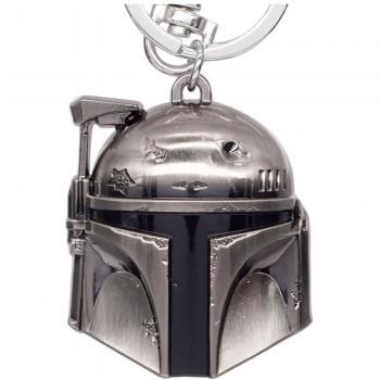 Llavero Metálico Star Wars Boba Fett Casco Dañado