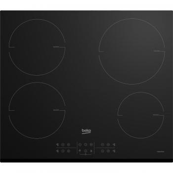 Placa de Inducción Beko HII64202MTB, 4 Zonas de Cocción, Negra