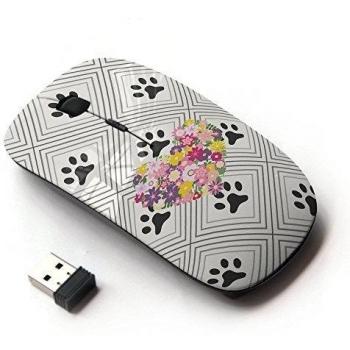 KOOLmouse [ Ratón óptico 2.4G inalámbrico ] [ Heart Flower Puppy Dog ]